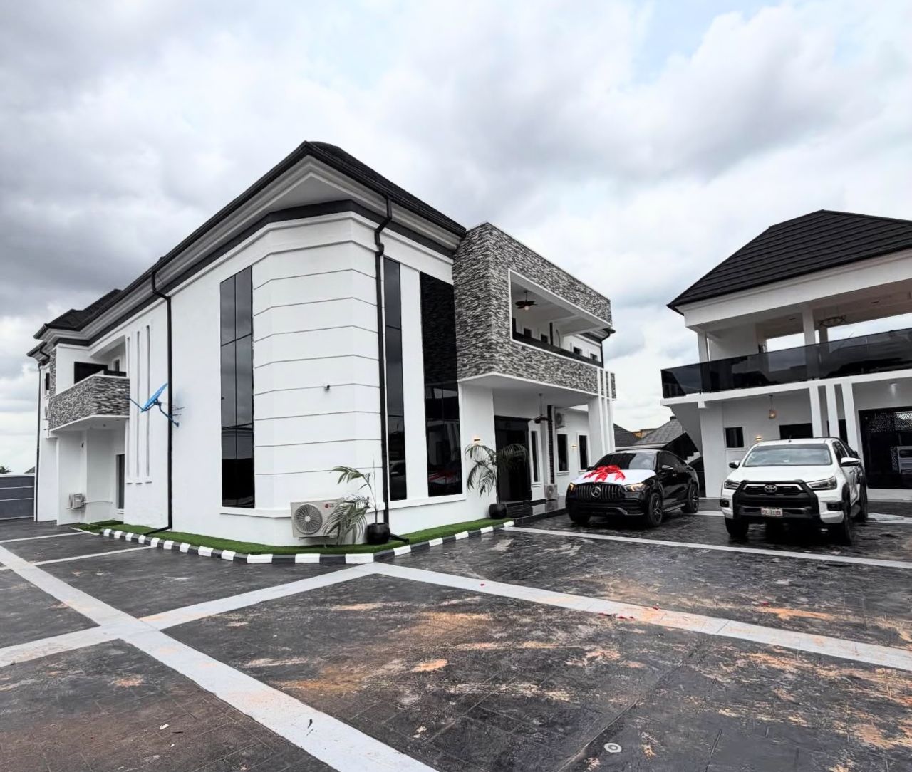 Property exterior finishing