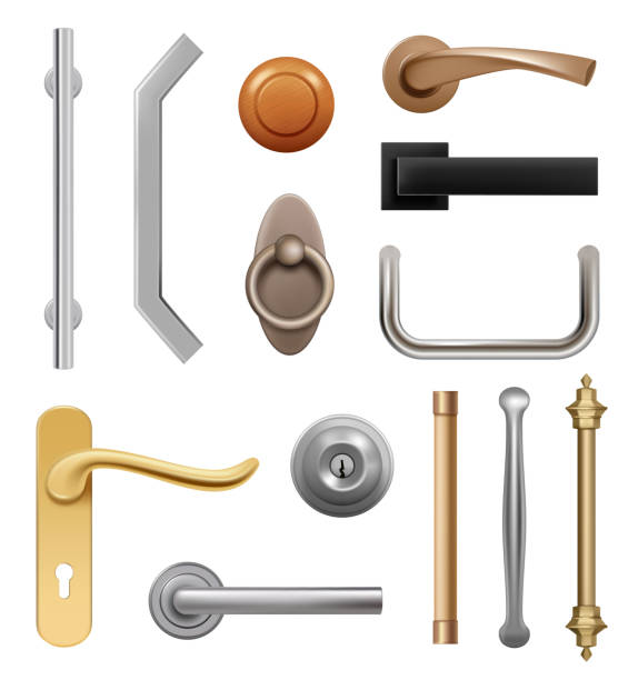 Gold cabinet handles and door knobs
